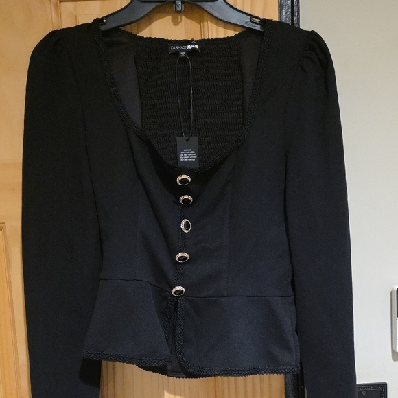 Fashion Nova High Waist Plaid Shorts - Black and Brown - Picture 4 of 7